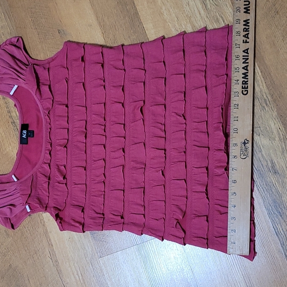 AGB - Pink Ruffle Top (Ladies Medium) - Picture 7 of 11